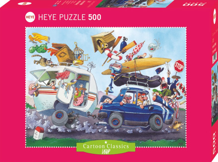 Cartoon Classic - Off on Holiday Puzzel (500 stukjes)