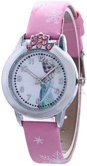 Cartoon Cute Brand Leather Quartz Watch Children Kids Girls Boys Casual Fashion Bracelet Wrist Watch Clock Relogio Feminino