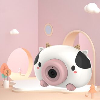 Cartoon Dier Automatische Bubble Machine Voor Lente Uitje Bubble Blazen Camera Muziek Speelgoed Kinderen Buiten Spel TOY11821H04