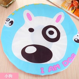 Cartoon Dier Waterdichte Douche Cap Waterdicht Voor Vrouwen Douche Haar Motorkap Bad Haar Cap Resuable Lace Elastische Band blauw