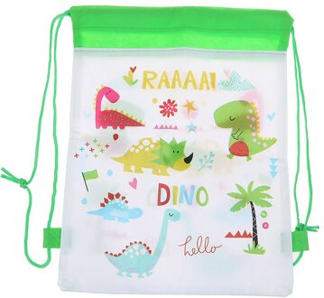 Cartoon Dinosaurus Trekkoord Tassen Kids Koord Rugzak Baby Kleding Kleding Kinderen Organizer Pouch Waszak 2