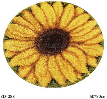 Cartoon Diy Klink Haak Tapijt Kit Voor Volwassenen Home Slaapkamer 3D Segment Borduren Kussen Grof Wol Kruissteek Tapijt Set ambachten 83