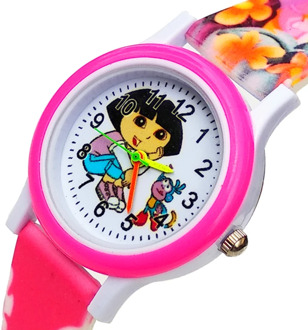 Cartoon Dora Watch Children Quartz Clock Women Watches for Kid Girls Boys Gift Children Watch Electronic Waterproof Kids Watches