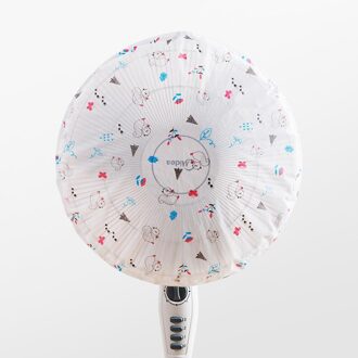 Cartoon Elektrische Ventilator Guard Cirkel Stofkap Voor Huishoudelijke Bescherming Cap Stofdicht Fan Cover Ronde Home Diameter 45Cm