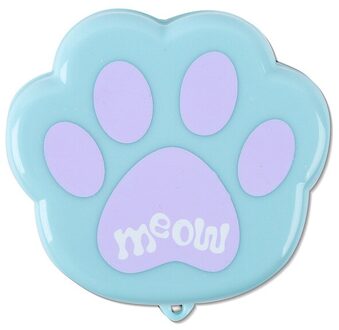 Cartoon Kat Klauw Cup Vouwen Intrekbare PP Reizen Cup Telescopische Koffie Cup Vouwen Thee Cup voor Outdoor Sport Water Cup Blauw