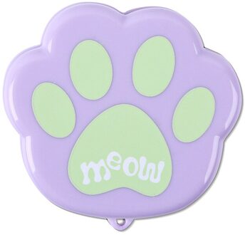 Cartoon Kat Klauw Cup Vouwen Intrekbare PP Reizen Cup Telescopische Koffie Cup Vouwen Thee Cup voor Outdoor Sport Water Cup Paars