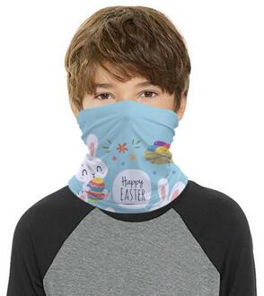 Cartoon Kat Space Kids Hoofd/Gezicht/Masker Neck Bandana Sjaal Dual-Gebruik Magic Tube Hoofddoek Fietsen Sport hoofddeksels Tulband Balaclava