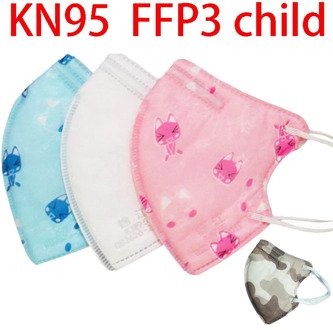 Cartoon Kids face mask fabric washable reusable children masks filter child protection ffp3 kn95 ffp 3 fpp3 ffpp3 ffp3mask kn 95