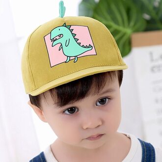 Cartoon Kinderen Baseball Cap Zomer Kinderen Jongen Meisje Zonnehoed Outdoor Kids Hip Hop Snapback Cap Jongens Meisjes Hoed Muts geel stijl 1