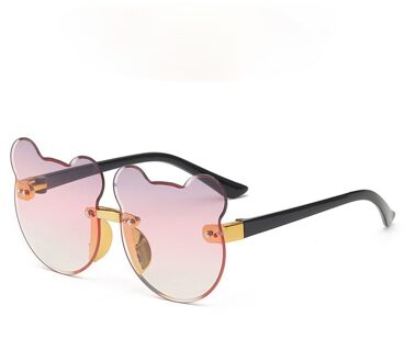 Cartoon Kopie Kinderen Zonnebril Progressieve Oceaan Stuk Kat Oren Zonder Grens Trend Forward Prachtige Scharnier E paars geel