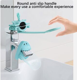 Cartoon Kraan Extender Badkamer Kraan Extension Kinderen Hand Wassen Aid Splash Proof Water Gids Thuis Sink Handvat Extender BU