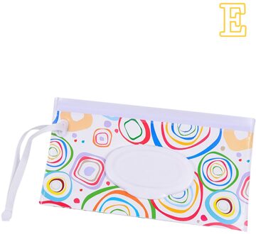 Cartoon Leuke Eva Baby Natte Doekjes Tas Kleine Strepen Make Up Portable Cleaning Clamshell Container Case Kids Herbruikbare Doos #50