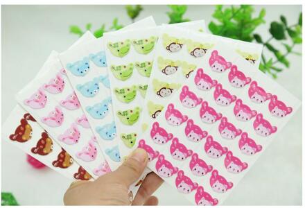 Cartoon Leuke Foto Hoek Stickers Voor DIY Baby Fotoalbum of Scrapbook Album 24 stks/vel Brow beer