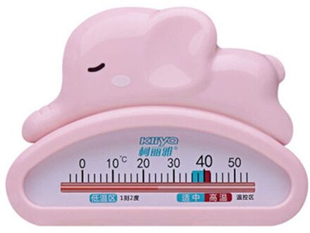 Cartoon Leuke Olifant Water Thermometer Voor Body Indoor Babybadje Zwembad Accessoire Kids Kinderen Bad Speelgoed Pasgeboren Supplies Baby 'S Roze