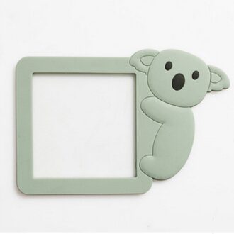 Cartoon Lichtgevende Switch Sticker Thuis Slaapkamer Schakelaar Decoratieve Muur Sticker Glow In The Dark Stopcontact Stickers Groen