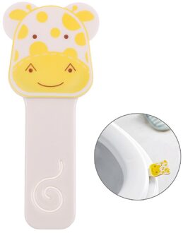 Cartoon Lifter Toiletbril Handvat Badkamer Deksel Deksel Toiletpot Seat Lift Handvat Badkamer Toilet Seat Houder Accessoires Beige