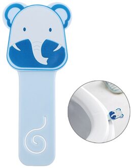 Cartoon Lifter Toiletbril Handvat Badkamer Deksel Deksel Toiletpot Seat Lift Handvat Badkamer Toilet Seat Houder Accessoires Blauw