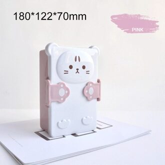 Cartoon Lunchbox Voor Kinderen En Volwassenen Lekvrije Bpa Gratis Lunch Containers 2 Compartimenten Magnetron Vaatwasser Veilig Bento Box roze