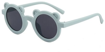 Cartoon Mooie Kids Zonnebril Beer Vorm Frame Meisjes Kinderen Zonnebril Ronde Street Beat Baby Jongen Brillen Leuke Shades C1