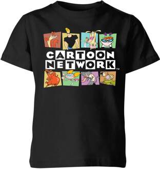 Cartoon Network Logo Characters Kids' T-Shirt - Black - 110/116 (5-6 jaar) Zwart - S