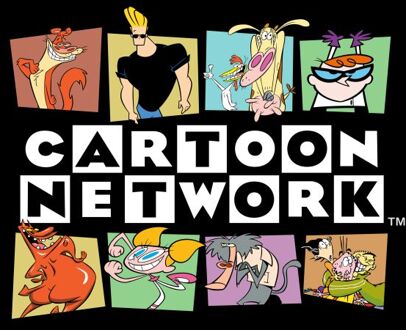 Cartoon Network Logo Characters Men's T-Shirt - Black - XL Zwart