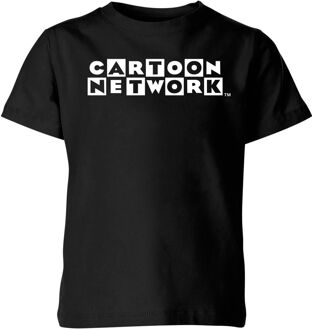 Cartoon Network Logo Kids' T-Shirt - Black - 134/140 (9-10 jaar) Zwart