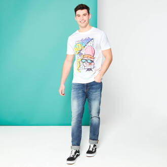 Cartoon Network Spin-Off Dexter's Laboratory 90s kinder t-shirt - Wit - L