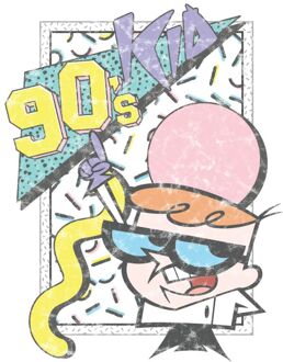 Cartoon Network Spin-Off Dexter's Laboratory 90s kinder t-shirt - Wit - S