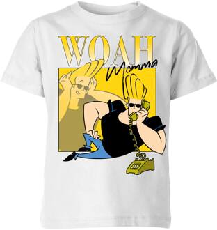Cartoon Network Spin-Off Johnny Bravo 90s Photoshoot kinder t-shirt - Wit - 98/104 (3-4 jaar) - Wit - XS