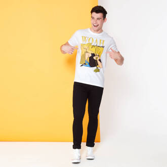 Cartoon Network Spin-Off Johnny Bravo 90s Photoshoot t-shirt - Wit - XL