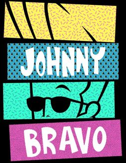 Cartoon Network Spin-Off Johnny Bravo 90s Slices t-shirt - Zwart - XXL