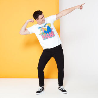 Cartoon Network Spin-Off Johnny Bravo Don't Touch the Hair t-shirt - Wit - XXL