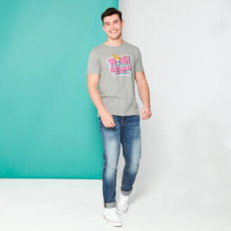 Cartoon Network Spin-Off Johnny Bravo Woah Momma t-shirt - Grijs - S