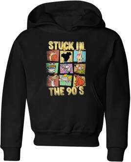 Cartoon Network Stuck In The 90s Kids' Hoodie - Black - 110/116 (5-6 jaar) Zwart
