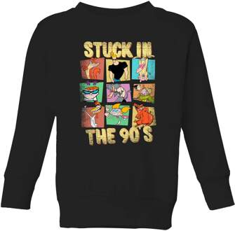 Cartoon Network Stuck In The 90s Kids' Sweatshirt - Black - 110/116 (5-6 jaar) Zwart