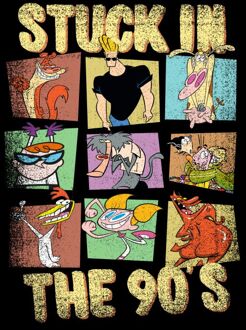 Cartoon Network Stuck In The 90s Men's T-Shirt - Black - M Zwart