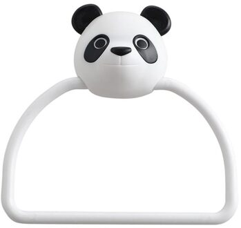 Cartoon Non-Punch Handdoekenrek Badkamer Rekken Handdoek Bar Wc Handdoek Hanger Badkamer Handdoek Rack panda