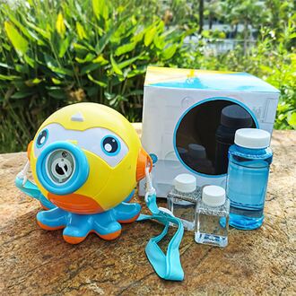 Cartoon Octopus Bubble Machine Automatische Bubble Maker Outdoor Zeep Bubble Maker Genereren Voor Kinderen Party Bruiloft