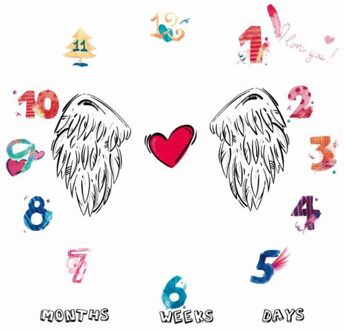 Cartoon Patroon Baby Baby Milestone Foto Props Achtergrond Dekens Achtergrond Doek Kalender Jongen Meisje Foto Accessoires