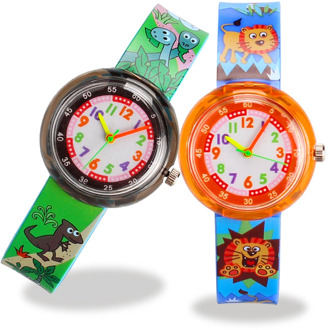 Cartoon Pony Kids Watches Cute Lion/dinosaur Watch Baby Learning Time Props Children and Students Quartz Watch Relogio Infantil