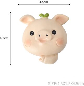 Cartoon Schattige Dieren Hars Schakelaar Sticker 3D Muursticker Accessoires Socket Decoratie Kinderen Hotel Kamer Poster On-Off Sticker 1