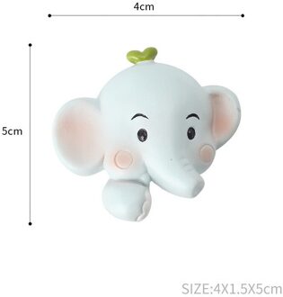 Cartoon Schattige Dieren Hars Schakelaar Sticker 3D Muursticker Accessoires Socket Decoratie Kinderen Hotel Kamer Poster On-Off Sticker 4