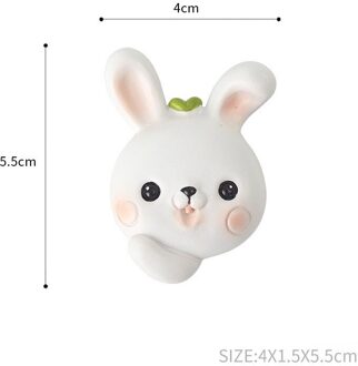 Cartoon Schattige Dieren Hars Schakelaar Sticker 3D Muursticker Accessoires Socket Decoratie Kinderen Hotel Kamer Poster On-Off Sticker