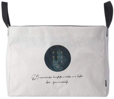 Cartoon Stof Wasmand Tassen Grote Vouwen Vuile Kleren Diversen Speelgoed Opbergmanden Doos Woondecoratie Geweven Mand licht grijs