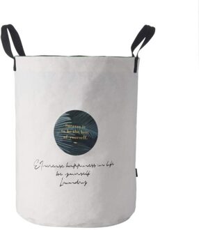 Cartoon Stof Wasmand Tassen Grote Vouwen Vuile Kleren Diversen Speelgoed Opbergmanden Doos Woondecoratie Geweven Mand Zilver