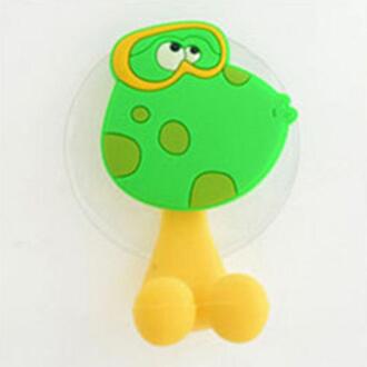 Cartoon Sucker Dier Stijl Tandenborstel Hook Wall Mount Borstel Handdoek Scheren Sucker Badkamer Keuken Kinderkamer Muur Zuig Houder A03