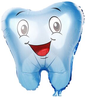 Cartoon Tand Patroon Ballon Aluminium Folie Ballonnen Ornament Anniversary Festival Feestartikelen Decoraties Thuis Party