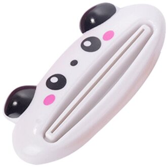 Cartoon Tube Rolling Holder Squeezer Tandpasta Dispenser Druk Knijpen Tool tandpasta rolling beugel Badkamer Benodigdheden wit