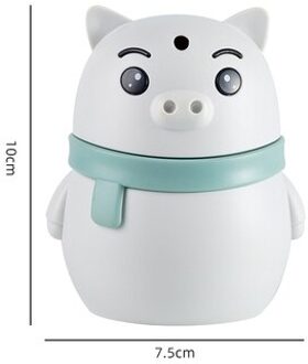 Cartoon Varken Tandenstoker Houder Decoratieve Tandenstokers Dispenser Grappig Voor Tafel, Restaurant, Keuken, Houdt Ongeveer 150 Tandenstokers groen