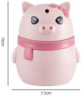 Cartoon Varken Tandenstoker Houder Decoratieve Tandenstokers Dispenser Grappig Voor Tafel, Restaurant, Keuken, Houdt Ongeveer 150 Tandenstokers Roze